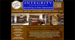 Desktop Screenshot of integrityfinishesandconstruction.com